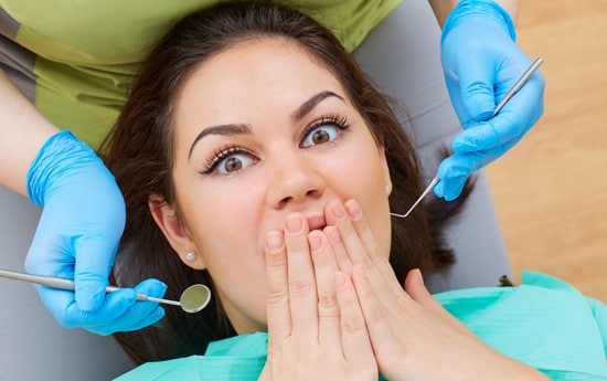 patient was scared of the dentist until we offered sedation to relax her